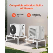 VEVOR Airconditioner vloerstandaard 250 kg Airconditioner standaard warmtepomp 9000-24000 BTU