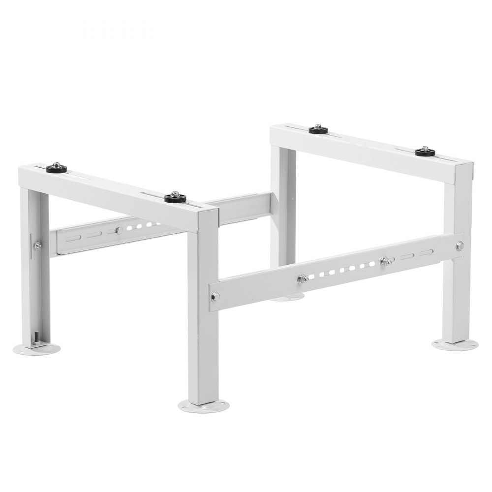VEVOR Mini Split Ground Stand, Adjustable Anti-Vibration Mini Split Stand for 9000-60000 BTU Ductless Air Conditioner Heat Pump, Heavy Duty AC Base Bracket Floor Mount w/ 350kg Max. Load Capacity