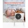VEVOR Mini Split Ground Stand, Adjustable Anti-Vibration Mini Split Stand for 9000-36000 BTU Ductless Air Conditioner Heat Pump, Heavy Duty AC Base Bracket Floor Mount w/ 300kg Max. Load Capacity