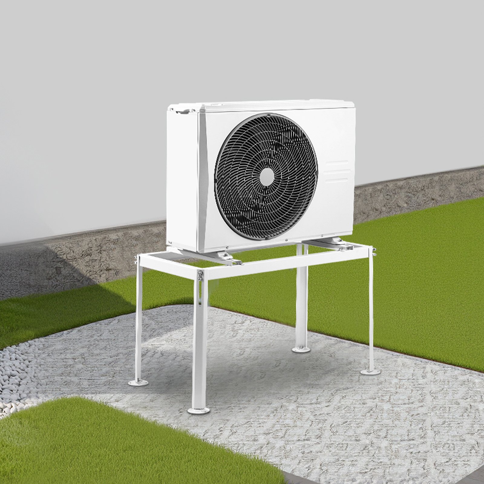 VEVOR Airconditioner vloerstandaard, trillingsdempende mini-splitstandaard voor kanaalloze airconditionerwarmtepompen met 9000-36000 BTU, AC-basisbeugel voor vloermontage met max. 300 kg draagvermogen