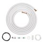 VEVOR Mini Split Line Set 6.4x12.7 x7620mm Copper Tubing AC w/ Connection Cable