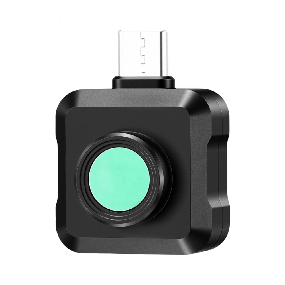 VEVOR Thermal Imaging Camera for Android, 512 x 384 TISR Super Resolution, 25HZ Refresh Rate Infrared Thermal Imager for Smartphone Tablet, 256 x 192 IR Resolution, -4°F to 1022°F & 15 Color Palettes