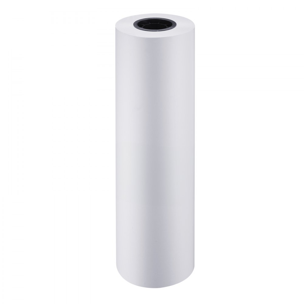 VEVOR Grootformaat Papierplotterpapier 152,4 m x 61 cm 2 rollen CAD Bond-rollen met 76,2 mm kern, tekenrollen voor CAD-tekeningen, technische plannen, GIS-kaarten en architectonische ontwerpen Wit