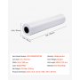 VEVOR Breedformaat papierrollen 762 mm (B) / 152,4 m (L), 2 rollen 20 lb plotterpapierrollen Ideaal voor CAD-tekeningen, technische plannen, GIS-kaarten, architectonische ontwerpen, plotterpapier