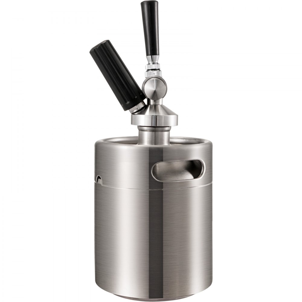 VEVOR Nitro Cold Brew Coffee Maker 2L Nitro Brew Coffee Maker Stainless Steel Nitro Coffee Maker Portable Cold Brew Coffee Maker with Brushes Home Brew Kit