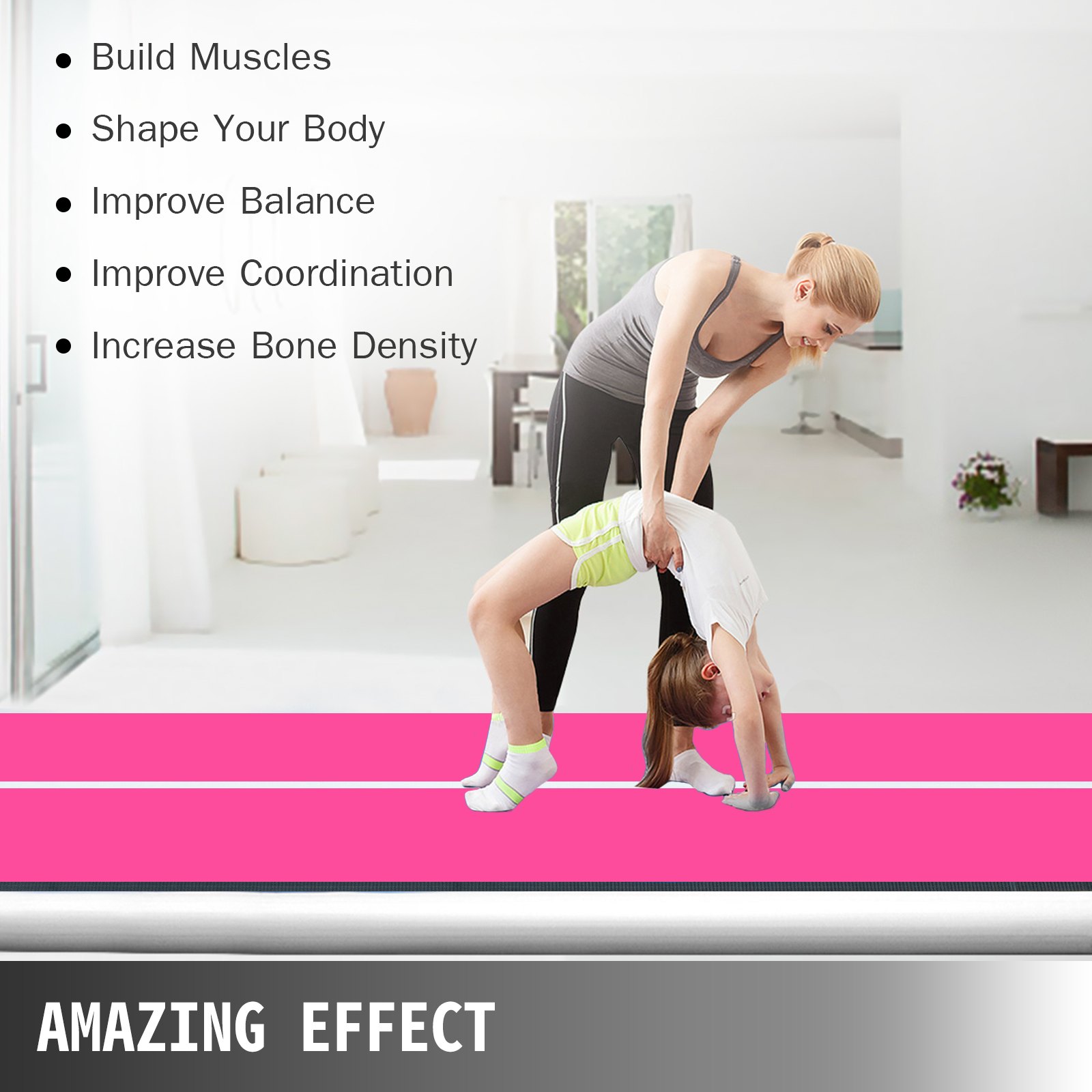 3M Air Track Tumbling Mat Opblaasbare Gym Mat Oefenmat Yoga Mat 20cm