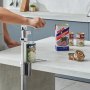 VEVOR Commerciële Blikopener, Handmatige Tafelblikopener van Gietijzer voor Blikken tot 30 cm Hoog, In Hoogte Verstelbare Blikopener met RVS Mes, Blikopener voor Restaurants