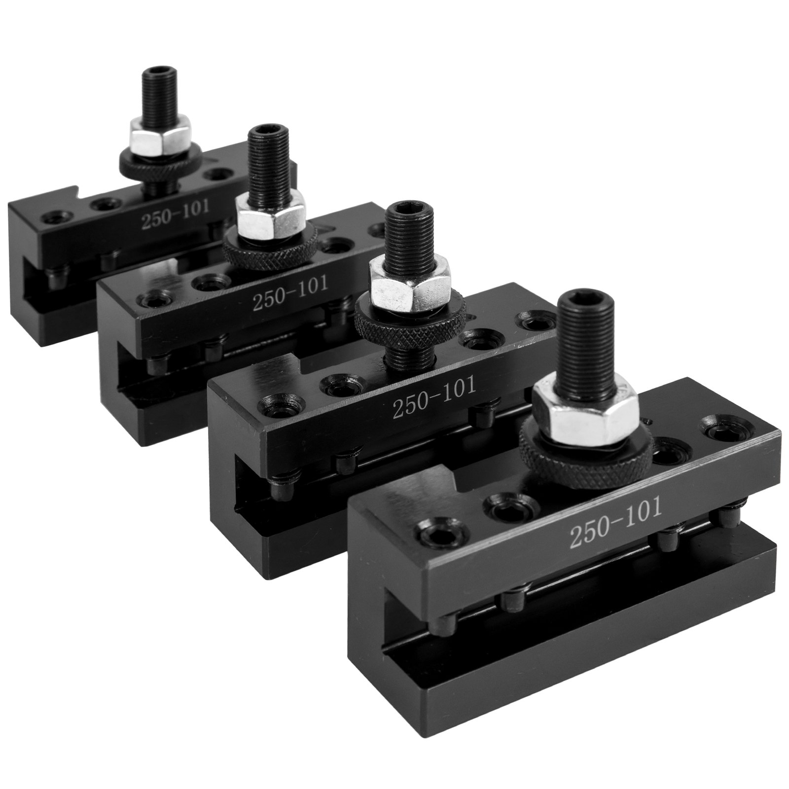 Vevor Snelwissel-gereedschapshouder Quick Change Tool Post 4 Kit Stuks250 -101