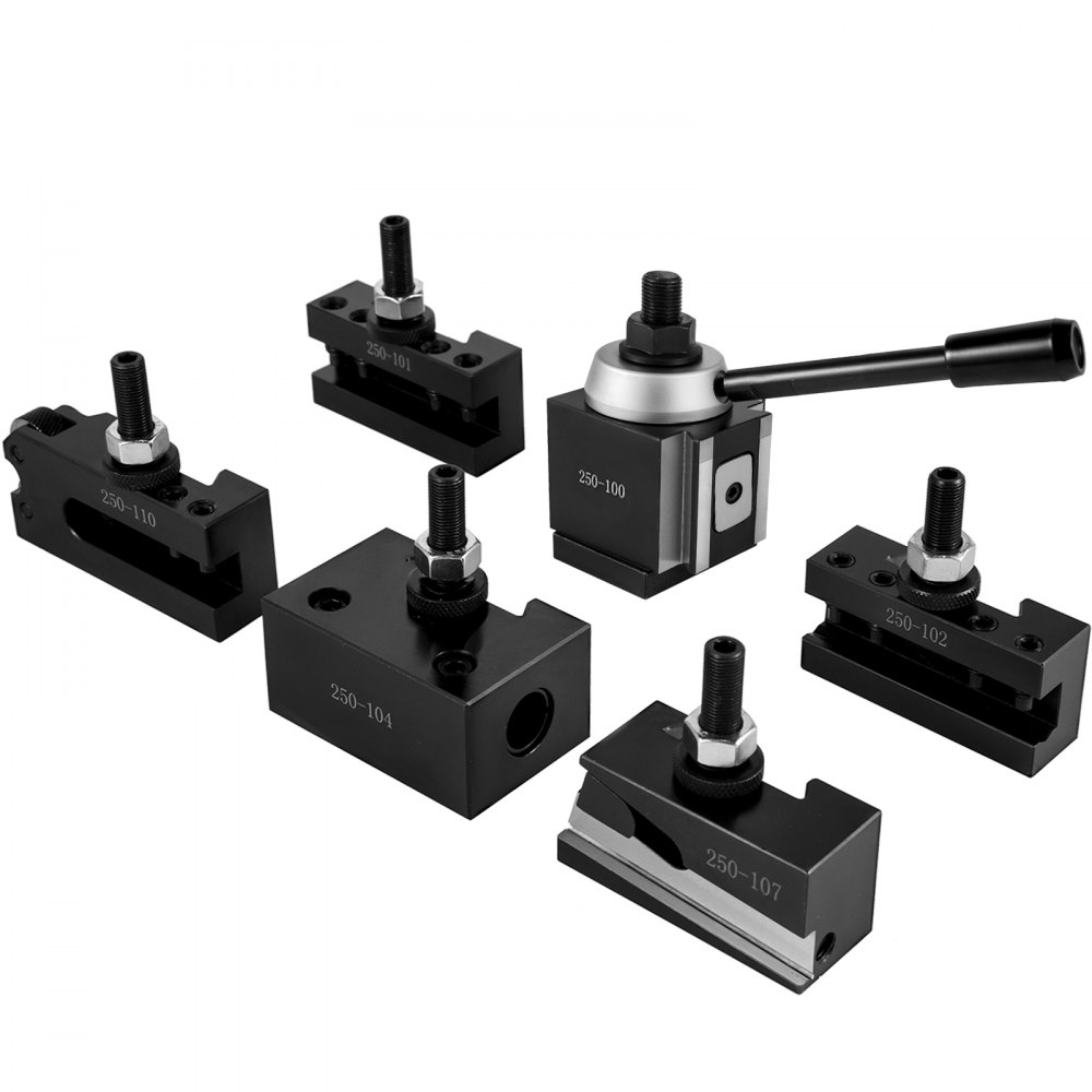 Vevor Snelwissel-gereedschapshouder Quick Change Tool Post Houder Kit 250-100