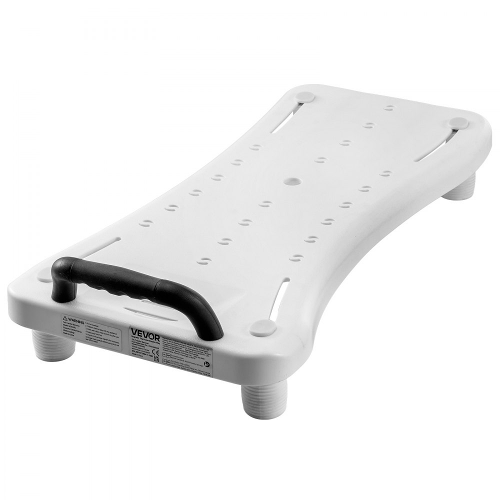 VEVOR Badplank, draagvermogen tot 150 kg, douchestoel voor badkuipen met een breedte van 41-62 cm, badzitje met antislipvoetjes voor senioren en mensen met een beperking