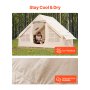 VEVOR Opblaasbare Tent voor Kamperen 3-5 Persoons Glamping Tent met Pomp 3x2x2m