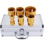 VEVOR Diamond Holesaw Set 6 PCS Diamond Drill Bits Set with 20mm-68mm Diamond Drill Bits for Ceramic Tile Marble