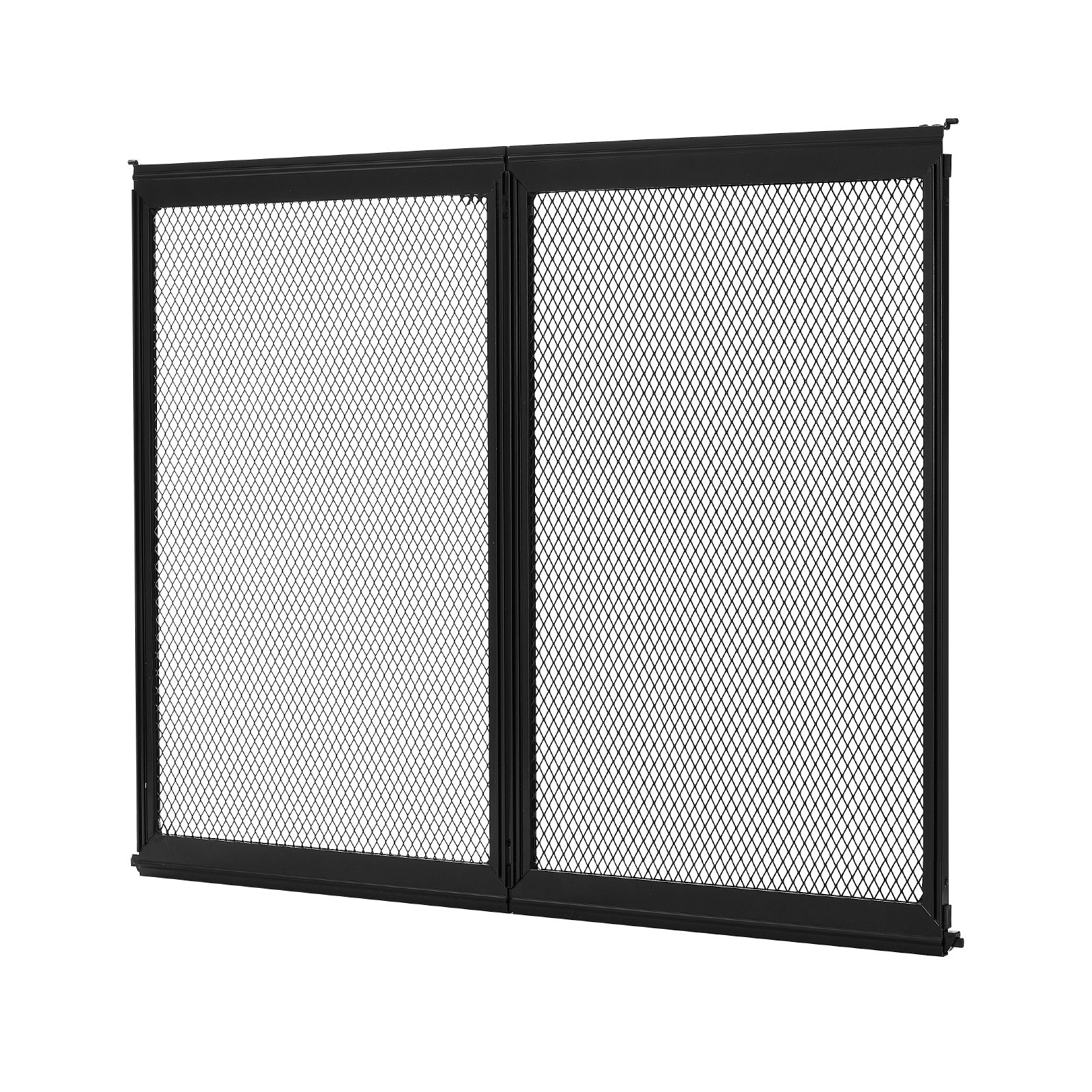 VEVOR RV Screen Door Protector,  622.3 x 508 mm Door Grille, Easy to Install and Disassemble, Reinforced Breathable Protective Mesh, Aluminum Alloy Camper RV Entry Protector for Pet Protection, Black