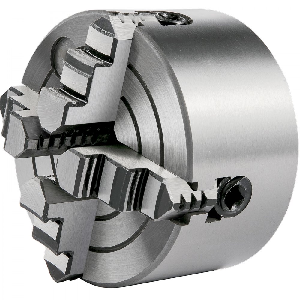 Vevor Metalen Draaibank Klauwplaat Omkeerbare Klauw Metalen Klauwplaat 100 Mm