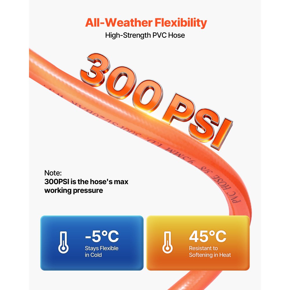 VEVOR persluchtslanghaspel, φ9,5 mm x 30 m PVC persluchtslang, 20 bar, gesloten slanghaspel met automatische oprolfunctie en 2 m toevoerkabel, 180° draaibare plafond-/wandbeugel