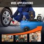 VEVOR Luchtcompressor Pompkop, 3 HP, 5,8 CFM bij 90 PSI, Oliegesmeerde Luchtcompressor Zuigerpompkop met Twee Cilinders, Enkeltraps Vervanging voor Aluminium Luchtcompressorpomp met Max. 116 PSI Druk