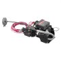 VEVOR Luchtdruk Schokdemperset 12 V 100 PSI Onboard Luchtcompressor Systeem, Luchtvering Compressor Kit met App of Afstandsbediening & Enkelvoudig Pad Systeem & Opblaaspomp & Luchtleiding voor Vrachtwagens Bestelwagens
