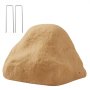 VEVOR Cover Rock, kunstmatige afdekking voor buiten, realistische steenlook, tuinstenen, kunstmatige rotsen van polyresin voor landschapsarchitectuur, tuindecoratie, zandkleur, 410 x 390 x 260 mm