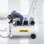 VEVOR Air Compressor, 80L 2.2KW Oil Free Compressor Tank with Max. 8Bar Pressure for Auto Repair, Tire Inflation, Spray Painting, Woodwork Nailing