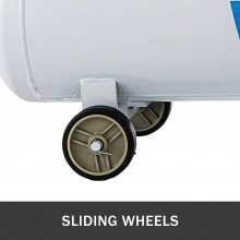 VEVOR Olie-luchtcompressor Stille Compressor Draagbaar 100l Ultrastil Maximaal gebruiksgemak Geweldig