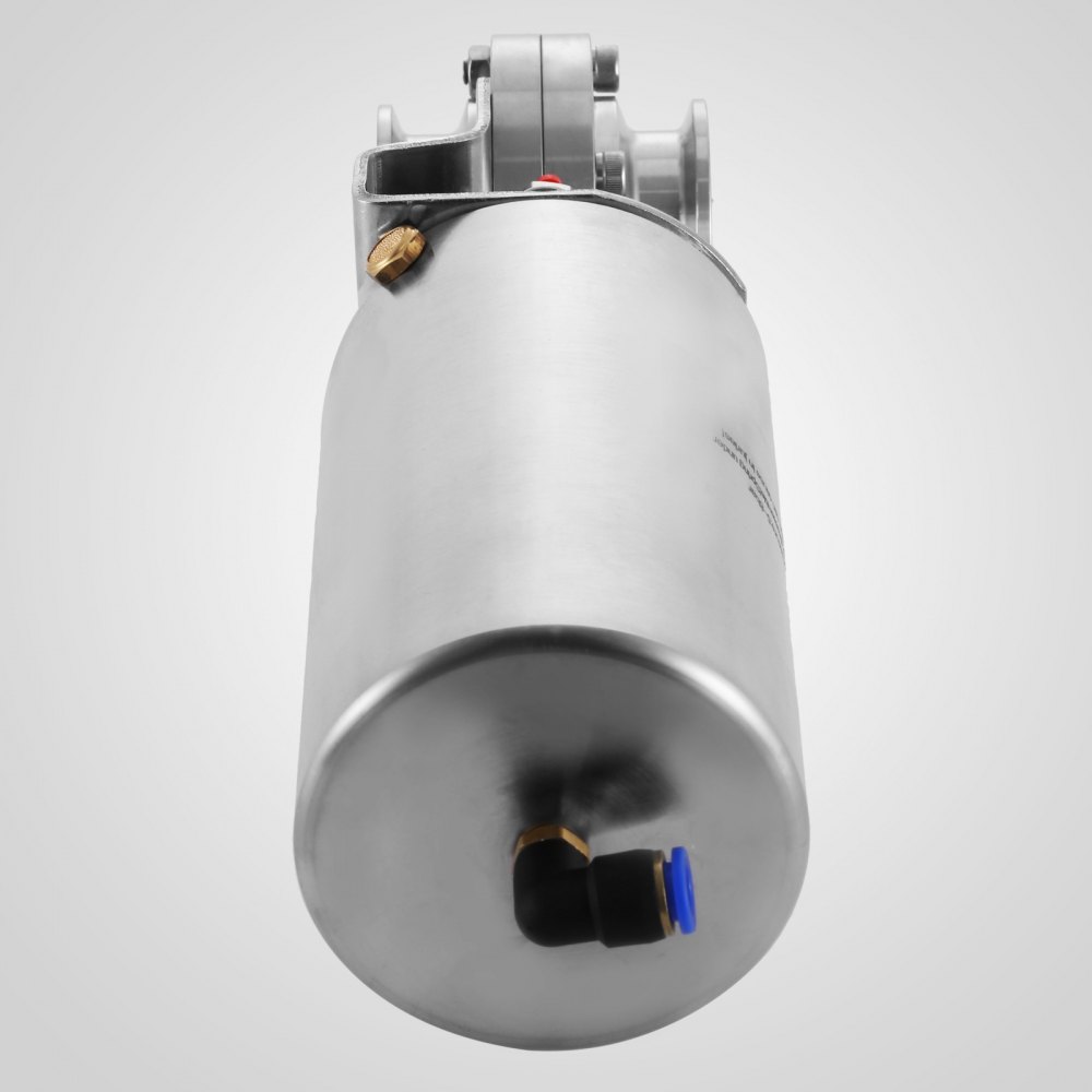 Roestvrij Pneumatische Actuator Sanitaire Vlinderklep DN25 Tri Clamp SUS304 NIEUW
