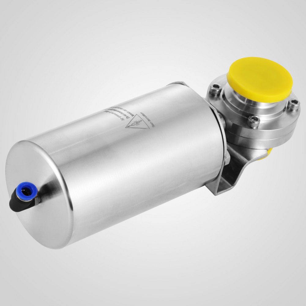 Roestvrij Pneumatische Actuator Sanitaire Vlinderklep DN25 Tri Clamp SUS304 NIEUW