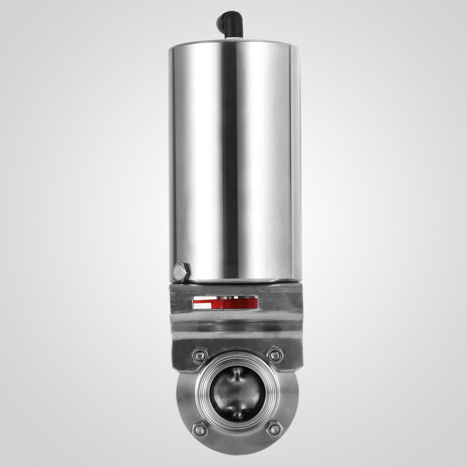 Roestvrij Pneumatische Actuator Sanitaire Vlinderklep DN25 Tri Clamp SUS304 NIEUW