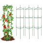 VEVOR 6-pack tomatenkooien voor de tuin, 48-inch tomatenrek voor plantensteunen, stapelbare hoge plantensteunkooi, voor verhoogde bedden, groenten, bloemen en klimplanten