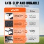 VEVOR dog steps vs other brands: aluminum frame, anti-slip fabric, eva foam handles, safety rope.