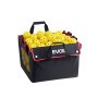 VEVOR Opvouwbare Tennisballenwagen, Tennisballenmand voor 175 tennisballen of 290 pickleballen, Inklapbare ballenwagen met frame van koolstofstaal en draagtas, Ballenmand met wielen voor training, Zwart