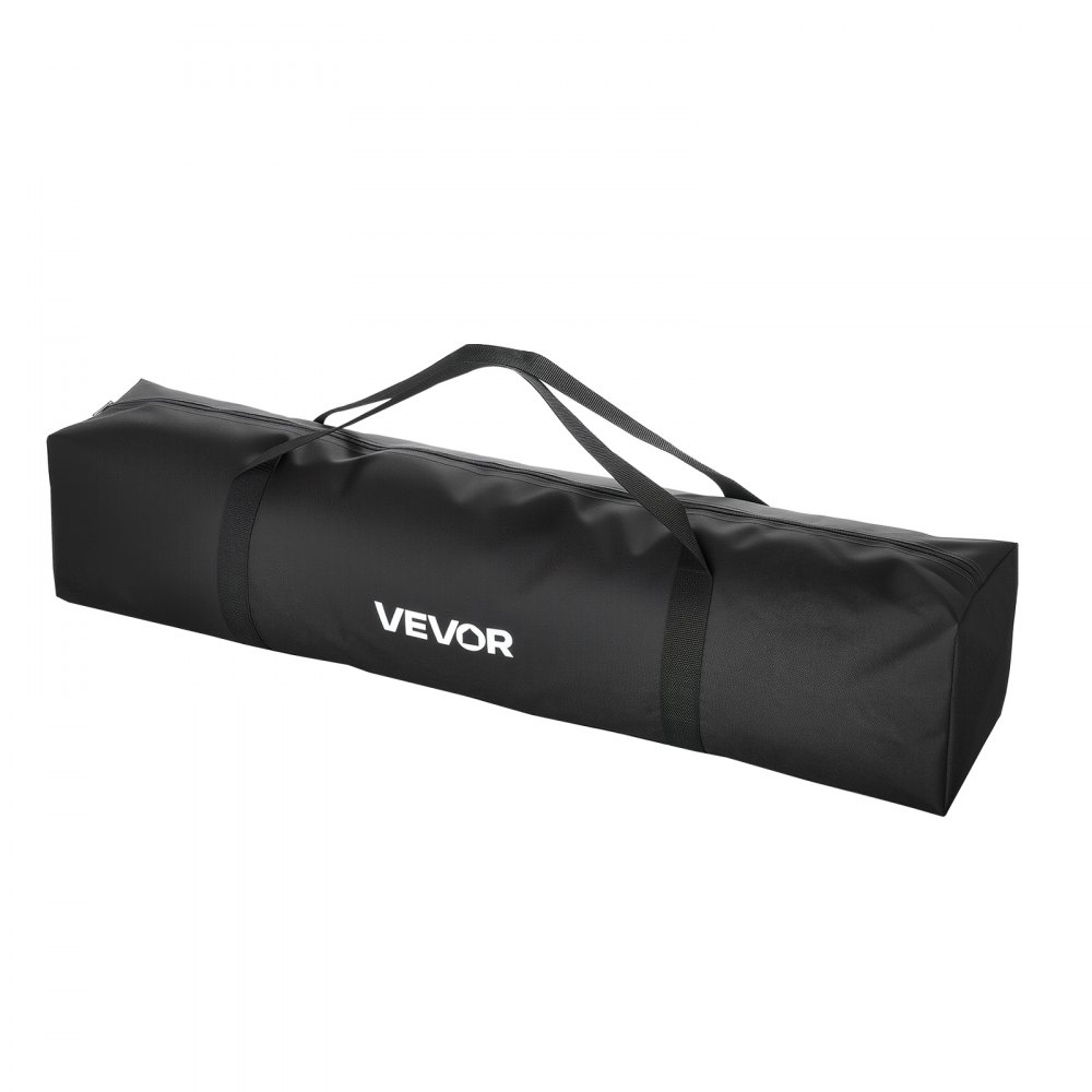 VEVOR Opvouwbare Tennisballenwagen, Tennisballenmand voor 150 tennisballen, Inklapbare ballenwagen met frame van aluminiumlegering en draagtas, Mobiele ballenmand met wielen voor trainingsdoeleinden en opslag, Zwart