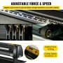 VEVOR Vinyl Cutter, 34Inch Bundle, Vinyl Cutter Machine, Manual Vinyl Printer, LCD Display Plotter Cutter Sign Cutting with Signmaster Software for Design and Cut, with Supplies, Tools
