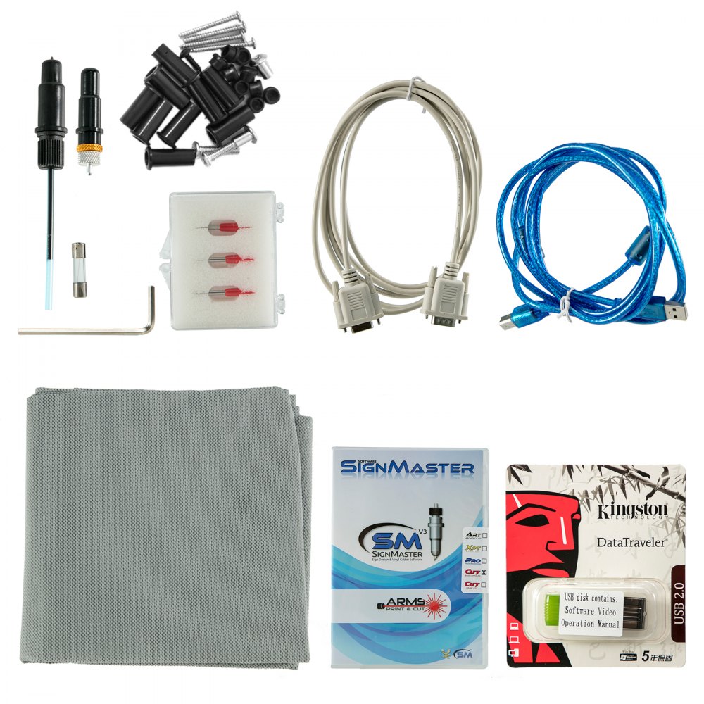 VEVOR Snijplotter Vinylsnijder 28 Inch Vinyl Cutter Machine Vinly Sign Snijplotter Starter Bundel Kit Software