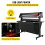 VEVOR Vinyl Snijplotter, 1350 mm Snijplotter Machine, LED Vinyl Cutter Plotter, Semi-automatisch Ingebouwd Optisch Oog voor Lasergeleiding, Compatibel met SignMaster-software Windows met Standaard