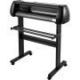 VEVOR Slogan Snijplotter 95 x 52 x 106 cm Snijplotter van Vinyl 720 mm Vinyl Printer Snijmachine met LED Digitaal Paneel, USB- en COM-interface voor Gravures Beletteringsfolie met Warmteoverdracht enz