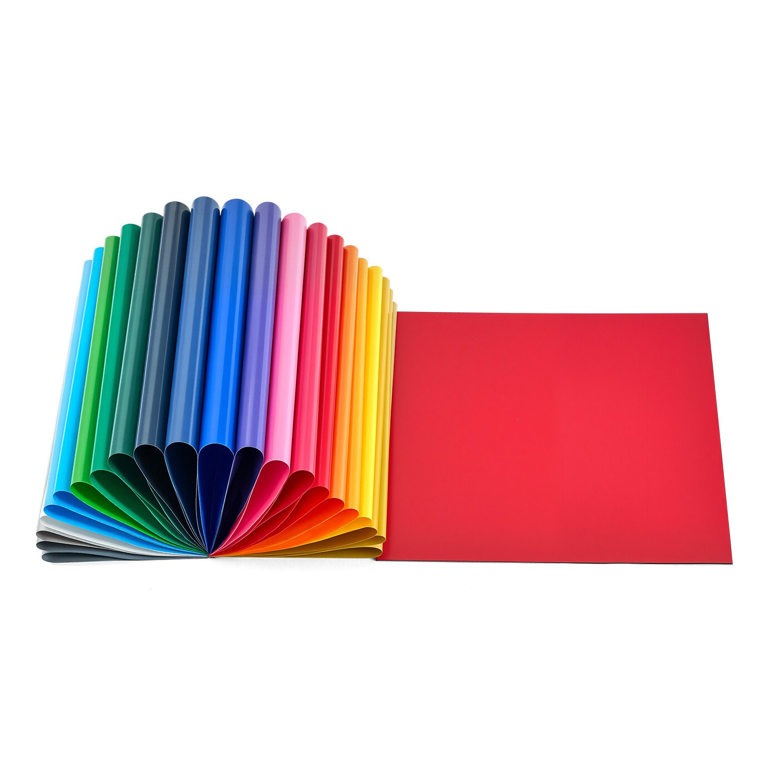 VEVOR Heat Transfer Vinyl (304,8 x 304,8 mm) 30 vellen, diverse kleuren, plotterfilm compatibel met snijmachines, strijkfolie voor T-shirts, kussens, hoeden