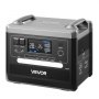 VEVOR draagbare stroomgenerator, 2400W 2160Wh zonnegenerator met 10 uitgangen en regelbaar ingangsvermogen, uitbreidbare LiFePO4-accu voor thuis, kamperen en camper (zonnepaneel NIET inbegrepen)