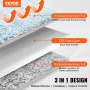 VEVOR Double Reflective Insulation Roll Foam Core Radiant Barrier 48 in x 25 ft