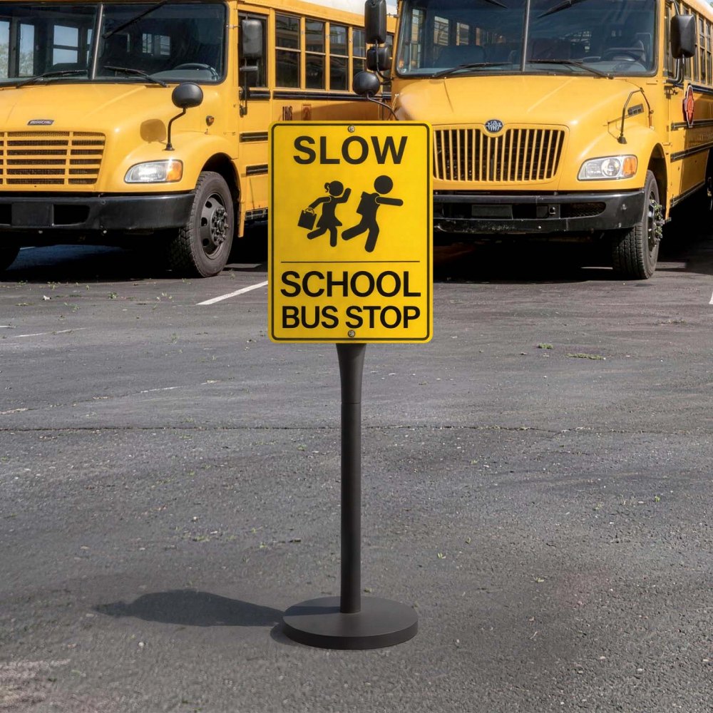 VEVOR Draagbare Bordenstandaard 123 cm hoog, Posterstandaard met gietijzeren voet, Windbestendig, Posterdisplay voor binnen- en buitenparkeerterreinen, Waarschuwings- en Informatieborden, Zwart