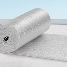 VEVOR Double Reflective Insulation Roll Foam Core Radiant Barrier 24 in x 25 ft