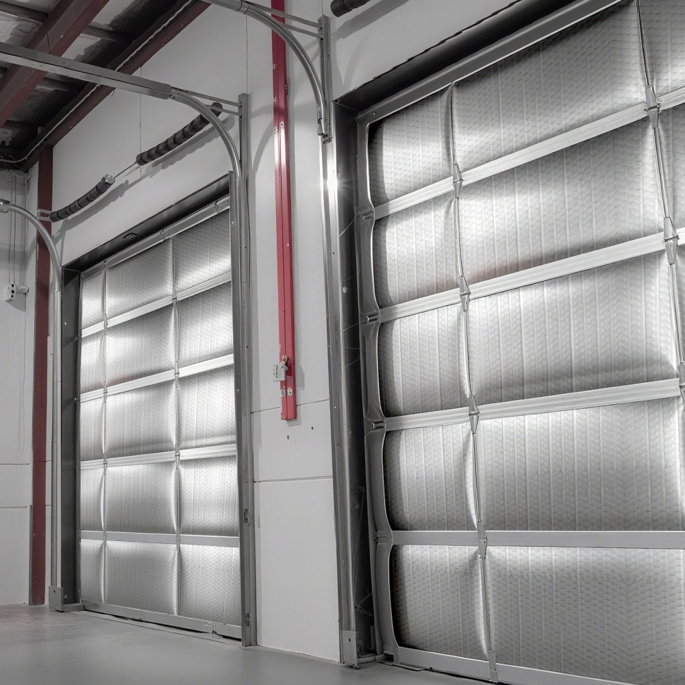VEVOR isolatiefolie, noppenfolie, 6 mm, 122 cm x 30,48 m, aluminiumfolie, witte PE-folie, warmtereflecterende bescherming, thermische isolatierol voor garagedeuren, ramen en camperdaken