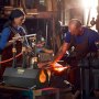 VEVOR draagbare propaanoven, smidsoven met 3 branders, 1427 °C, voor het maken van messen, hoefsmeden, zeshoekige oven met grote capaciteit, gereedschap en uitrusting voor het smeden van koudgewalst staal