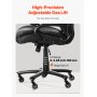 VEVOR Executive Bureaustoel Draaistoel met Hoge Rug & Lendensteun (Draaiknop), Ergonomische Bureaustoel met Verstelbare Kantel & Hoogte voor Werk Studeren Gamen