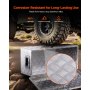 VEVOR Aluminium gereedschapskist voor op de laadbak van een vrachtwagen met zijhandgreep en afsluitbare sleutels, opbergkist voor aanhangwagens, pick-ups en campers (762 x 330,2 x 243,84 mm) Zilver