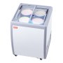 VEVOR 158 L Commercial Ice Cream Display Case Gelato Dipping Freezer Cabinet