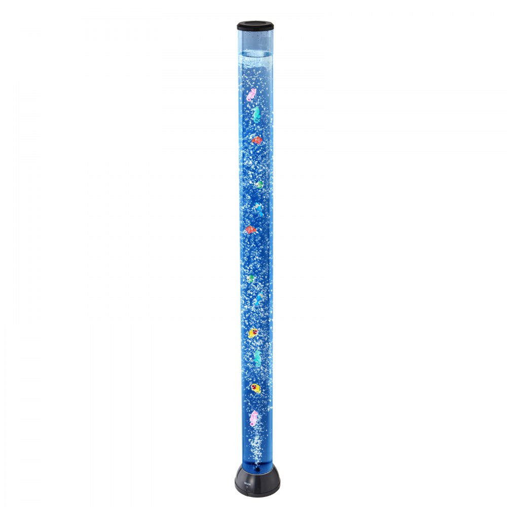 VEVOR Aquariumlamp 10x Vis Lavalamp Sfeerverlichting 150cm 16 Kleureffecten