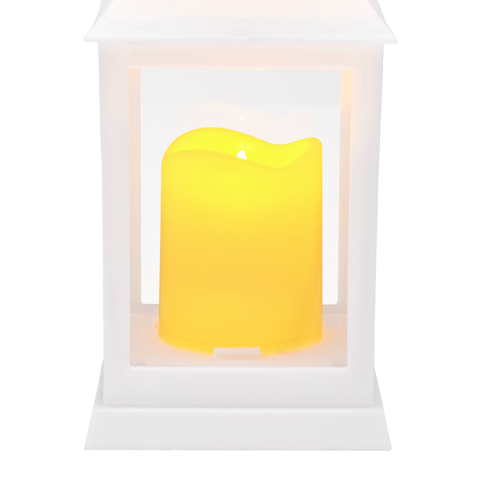 VEVOR 12 Pcs Decorative Candle Lantern, LED Electric Flameless Candle, Plastic LED Holder with Glass, Wall Hanging Indoor Porch Lanterns for Wedding Table Party Farmhouse Indoor Decor, White