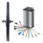 VEVOR 1000W elektrische fietsset, 48V 420RPM φ650mm voorwiel e-bike naafmotorset met verbeterde snelheidsregelaar, gashendelset, LCD-scherm en PAS-systeem voor racefiets