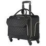 VEVOR Laptop Notebook Trolley Aktetas Notebooktas 17,3 inch / 43,9 cm Zwart/Goud