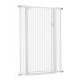 VEVOR Traphekje, 740–1050 mm verstelbare breedte, 1420 mm hoog, inclusief druk- en wandmontageset, 33 mm spijlafstand, voor trappen, deuropeningen en woonruimtes, wit